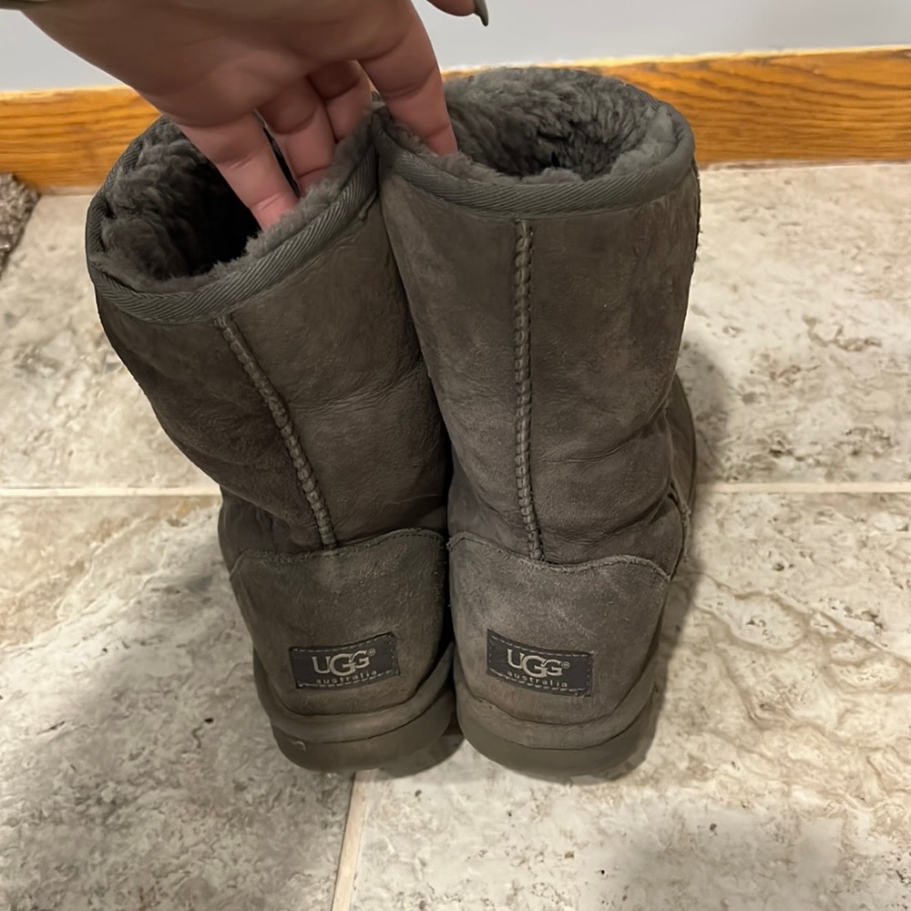 Womens Gray Ugg Classic